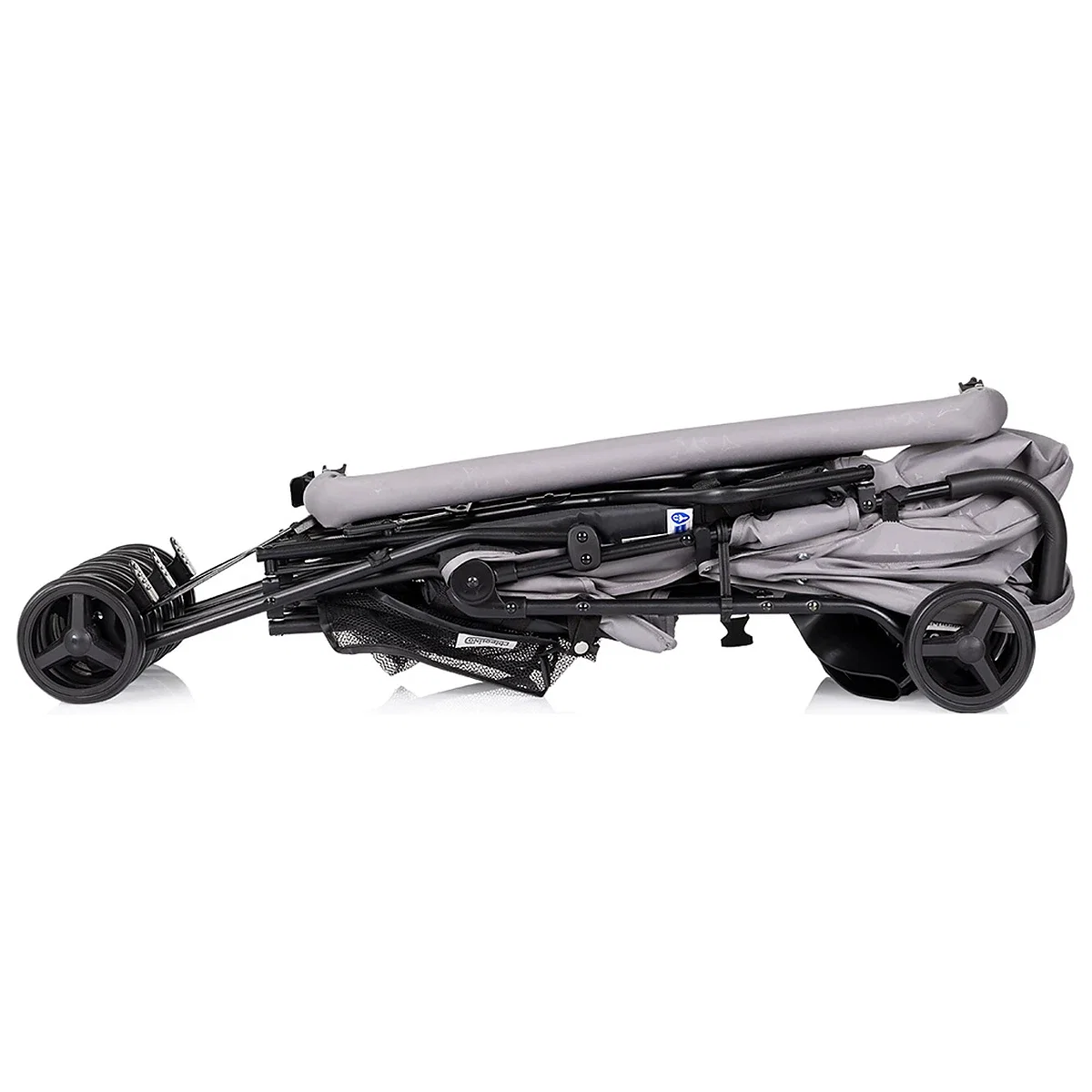 Carucior gemeni Chipolino Double Point, Pliere tip umbrela, Pana la 15 kg pe sezut, Spatare reglabile independente, 6 luni+, Cloud [5]