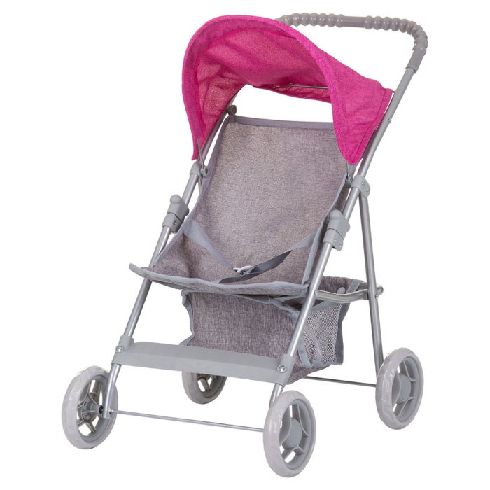 Carucior pentru papusi Chipolino Alice, Grey Pink Linen 3 ani [1]