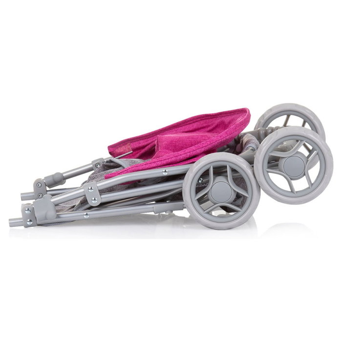 Carucior pentru papusi Chipolino Alice, Grey Pink Linen 3 ani [2]