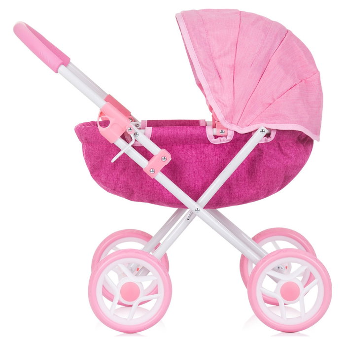 Carucior pentru papusi Chipolino Daisy, Pink linen 3 ani [2]