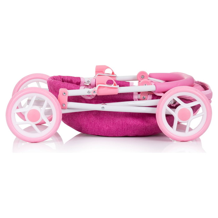 Carucior pentru papusi Chipolino Daisy, Pink linen 3 ani [3]