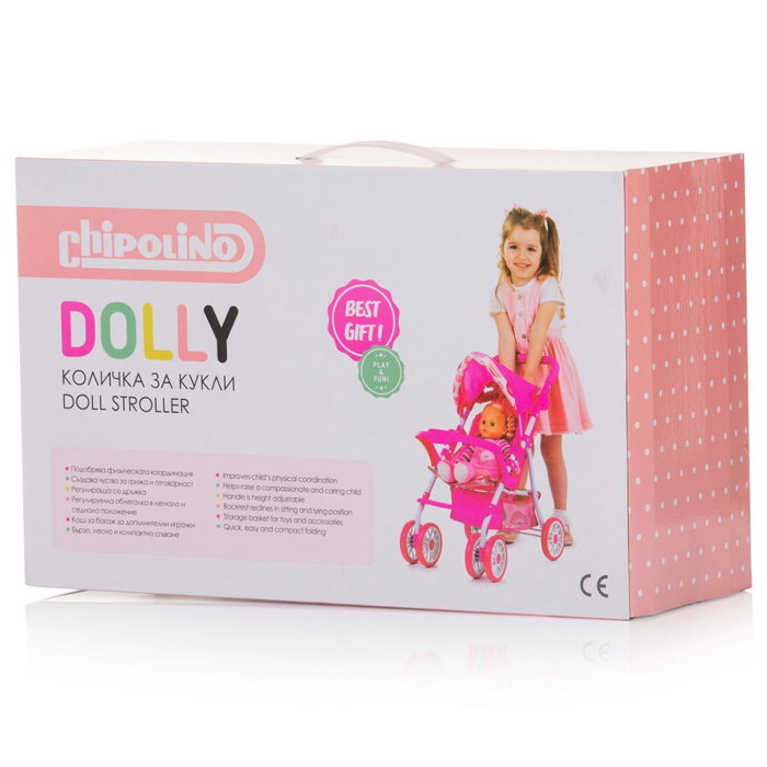 Carucior pentru papusi Chipolino Dolly multicolor [6]