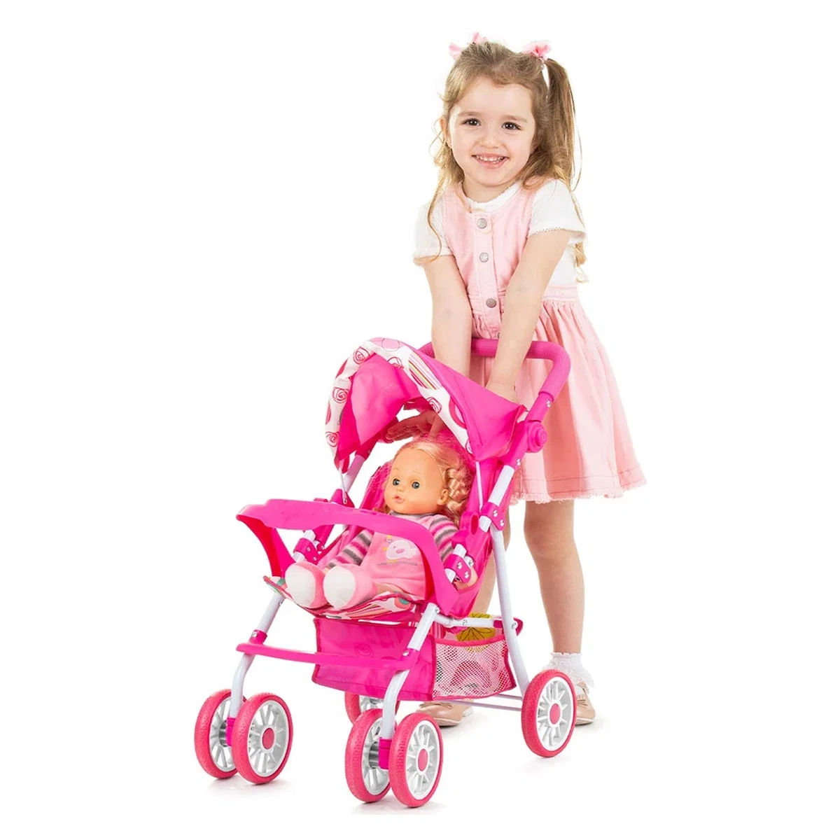 Carucior pentru papusi Chipolino Dolly multicolor [5]