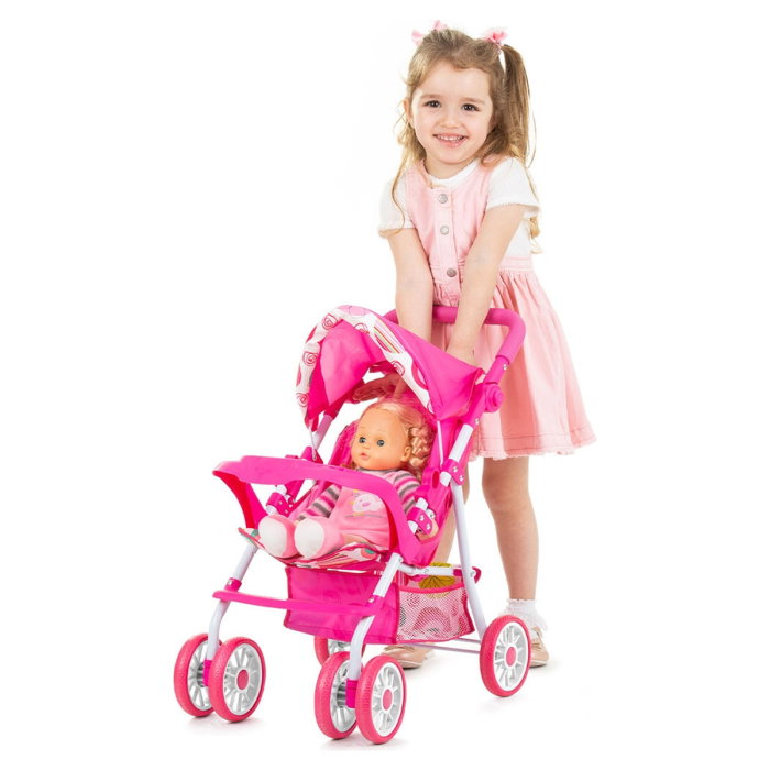 Carucior pentru papusi Chipolino Dolly multicolor [5]