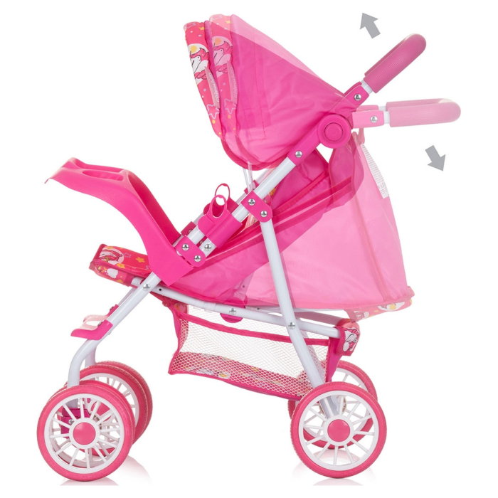 Carucior pentru papusi Chipolino Dolly unicorns 3 ani [3]