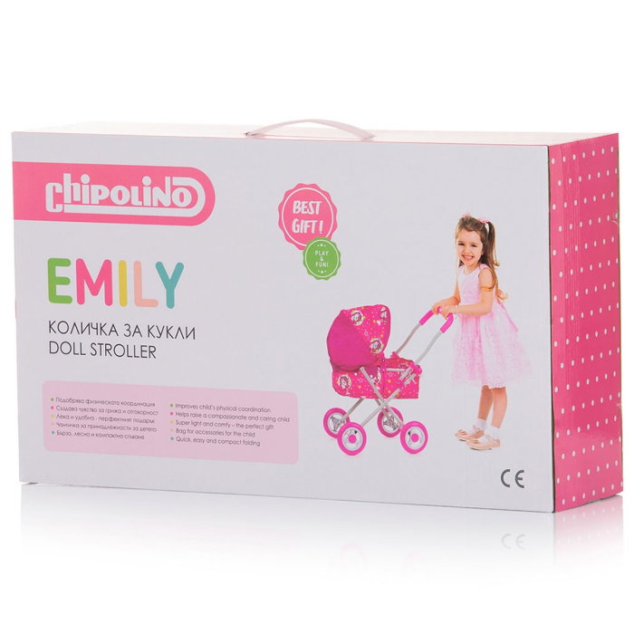 Carucior pentru papusi Chipolino Emily cupcakes 3 ani [5]