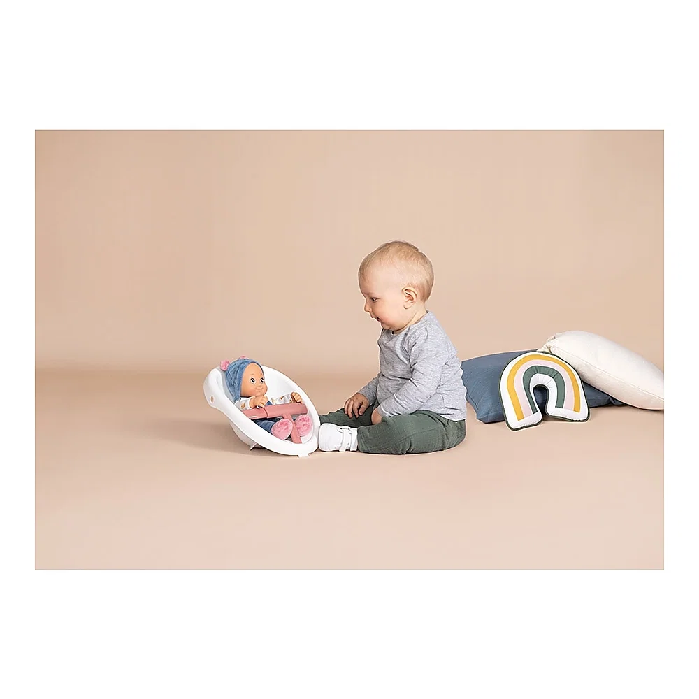Carucior pentru papusi Smoby Baby Walker 3 in 1 cu papusa 1 an + [8]