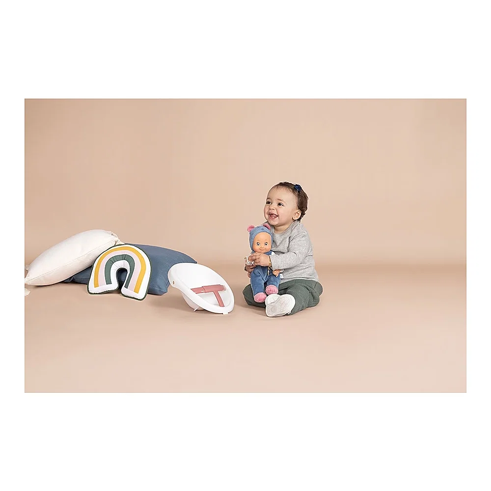 Carucior pentru papusi Smoby Baby Walker 3 in 1 cu papusa 1 an + [7]