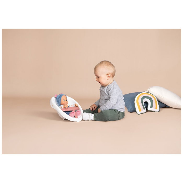 Carucior pentru papusi Smoby Baby Walker 3 in 1 cu papusa 1 an + [8]
