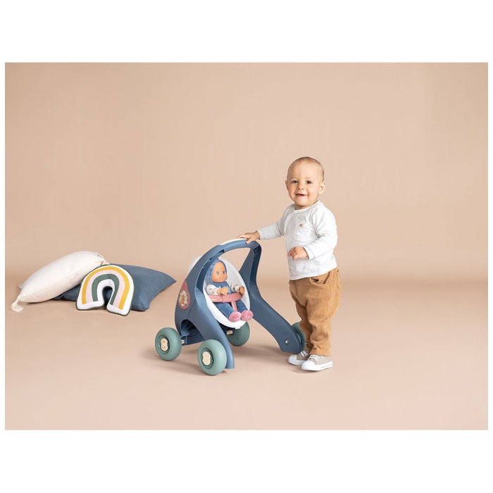 Carucior pentru papusi Smoby Baby Walker 3 in 1 cu papusa 1 an + [10]