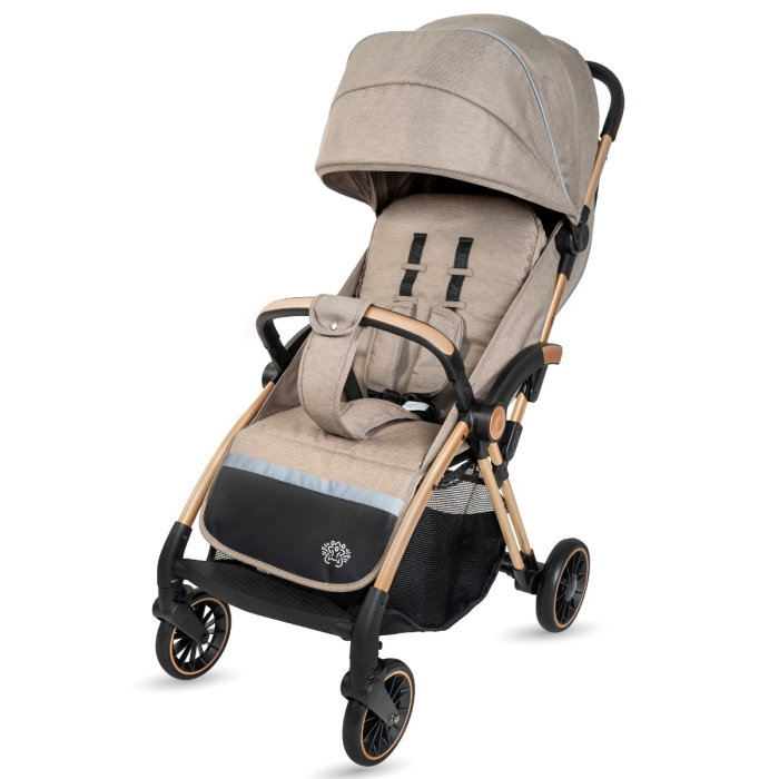 Carucior Sport AppeKids - Upp - Ultracompact, Pliere automata, De la nastere la 22 kg, Bej [1]