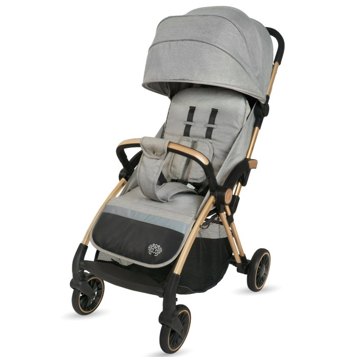Carucior Sport AppeKids - Upp - Ultracompact, Pliere automata, De la nastere la 22 kg, Gri [1]