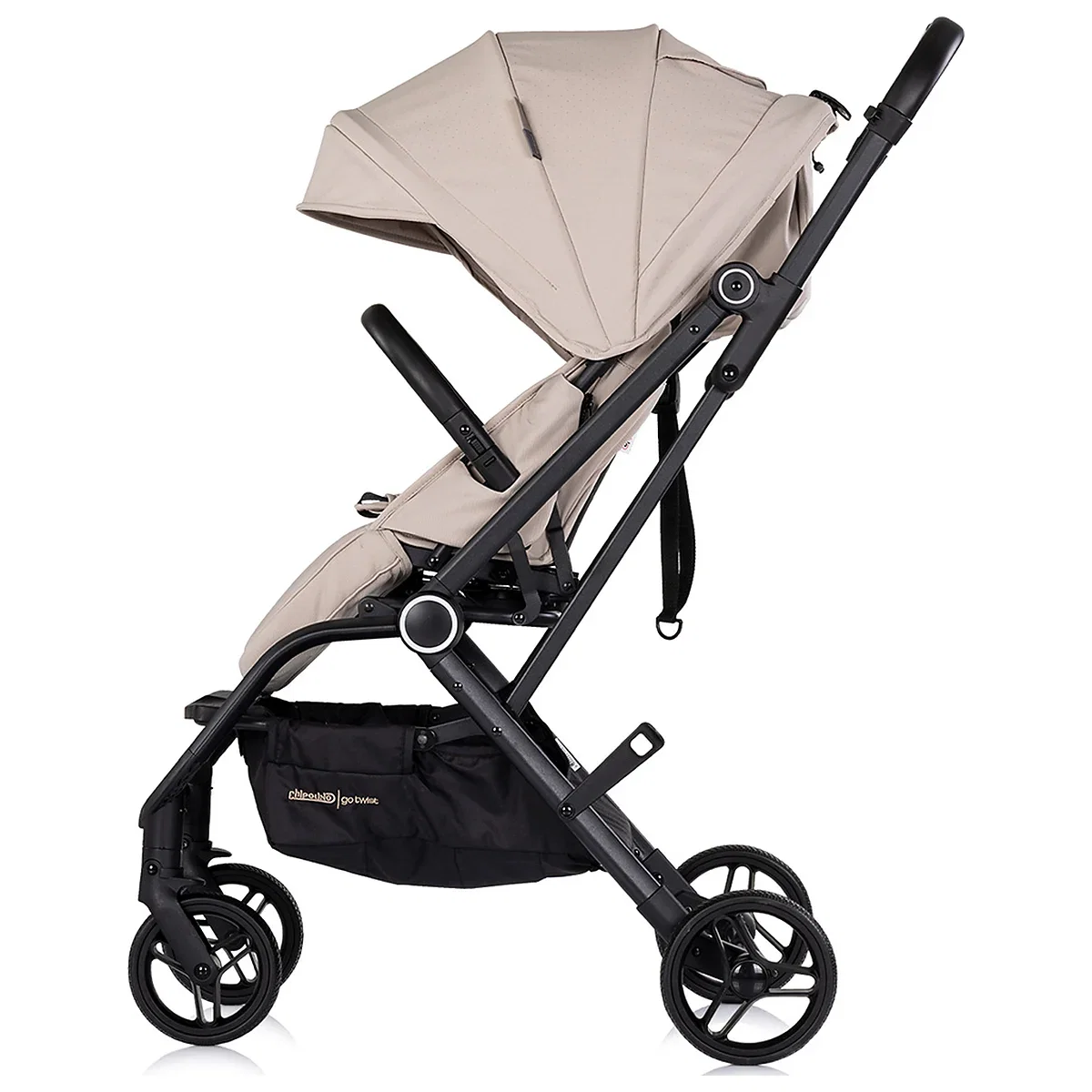 Carucior sport Chipolino Go Twist, cu sezut rotativ 360 grade, pliere cu o singura mana, pana la 22 kg, Latte [2]