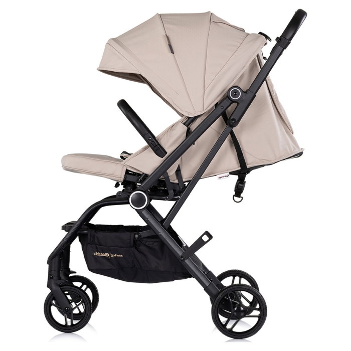 Carucior sport Chipolino Go Twist, cu sezut rotativ 360 grade, pliere cu o singura mana, pana la 22 kg, Latte [3]