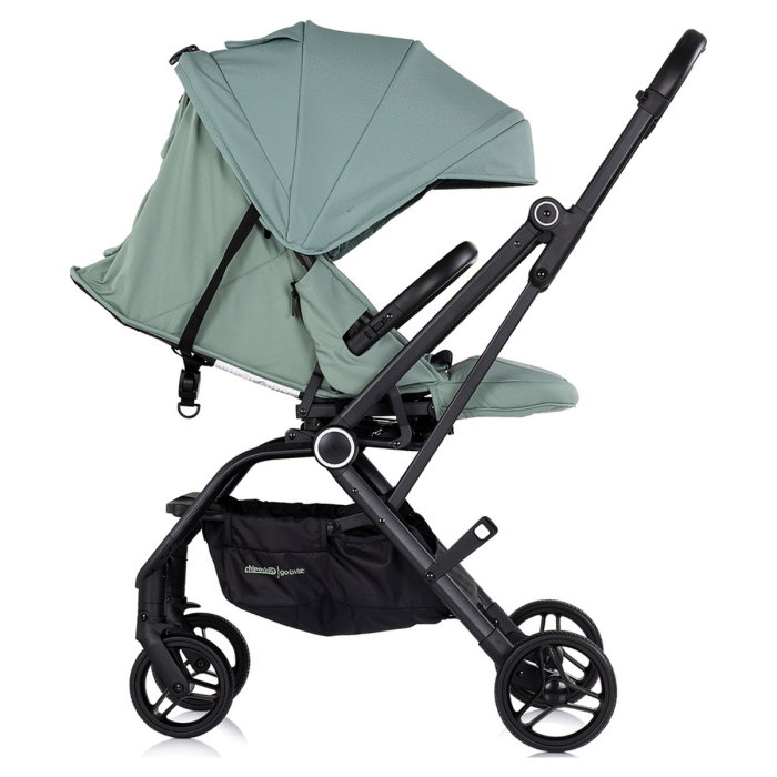 Carucior sport Chipolino Go Twist, cu sezut rotativ 360 grade, pliere cu o singura mana, pana la 22 kg, Matcha [5]