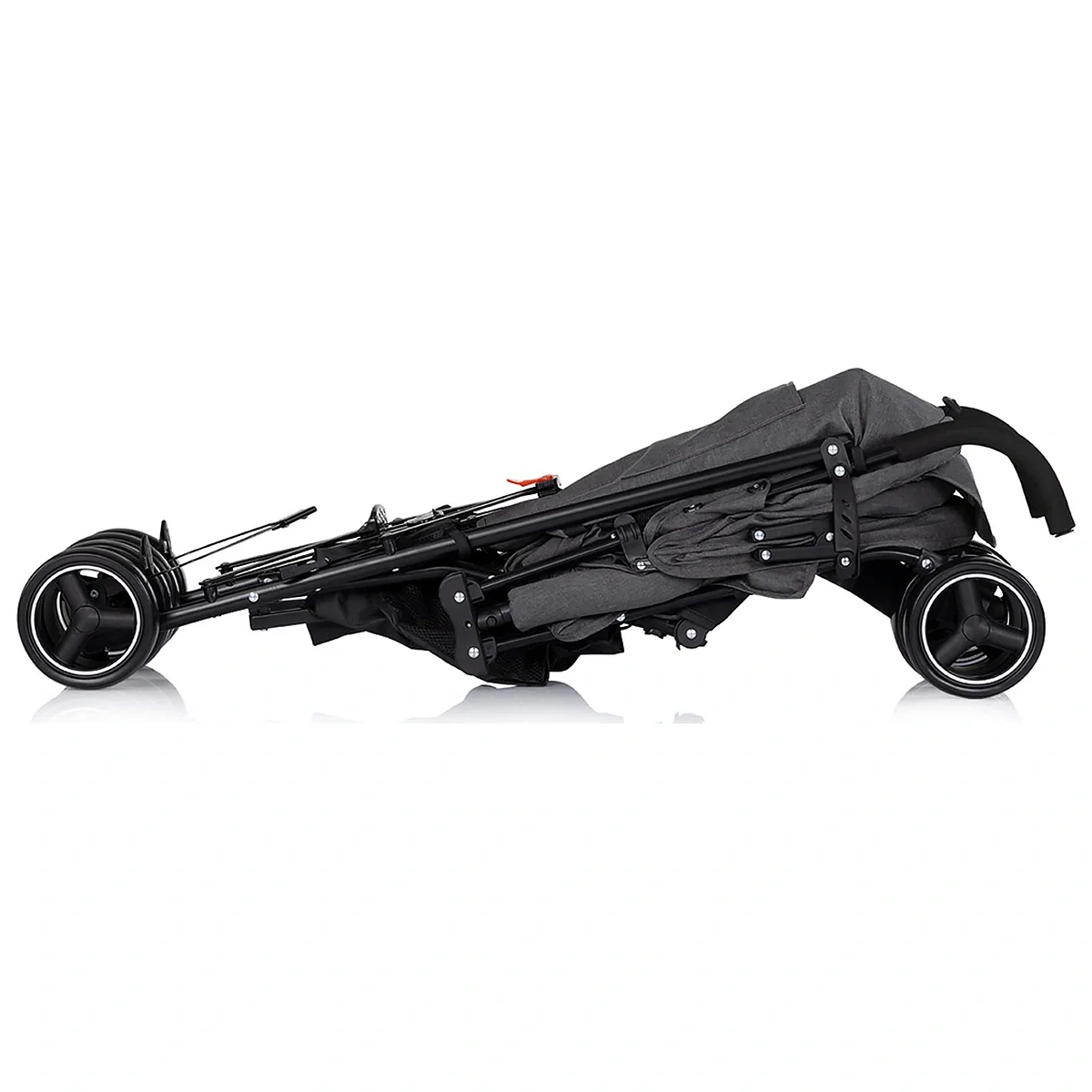 Carucior sport Chipolino Milano, pana la 22 kg, pliere cu o singura mana, tip umbrela, ultra-usor 5.6 kg - Charcoal [4]