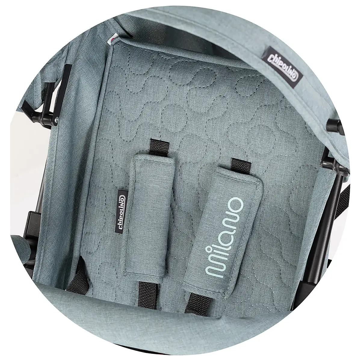 Carucior sport Chipolino Milano, pana la 22 kg, pliere cu o singura mana, tip umbrela, ultra-usor 5.6 kg - Matcha [7]