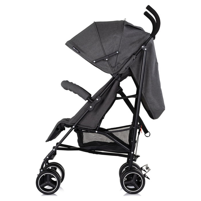 Carucior sport Chipolino Milano, pana la 22 kg, pliere cu o singura mana, tip umbrela, ultra-usor 5.6 kg - Charcoal [2]
