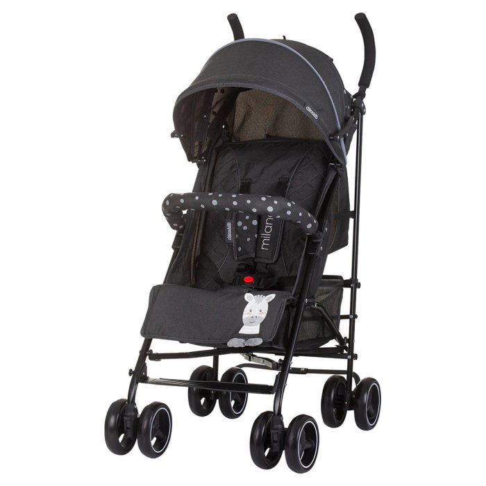Carucior sport Chipolino Milano - Zebra, Negru 48 luni [1]