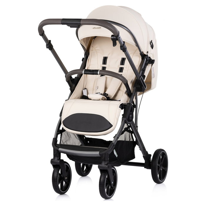 Carucior sport Chipolino Omnia cu maner reversibil si husa picioare, Cashmere [2]