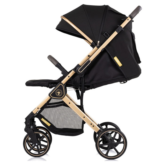 Carucior sport Chipolino Omnia cu maner reversibil si husa picioare, Noir [6]