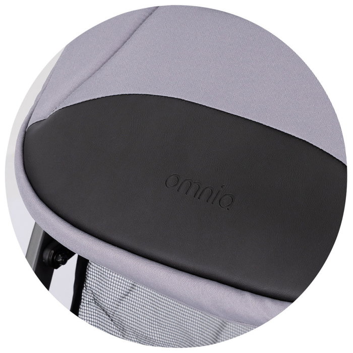 Carucior sport Chipolino Omnia cu maner reversibil si husa picioare, Platinum [14]