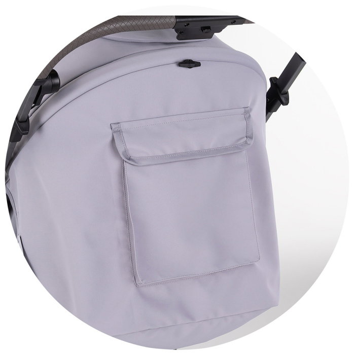 Carucior sport Chipolino Omnia cu maner reversibil si husa picioare, Platinum [10]