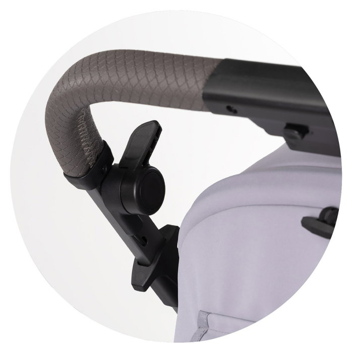 Carucior sport Chipolino Omnia cu maner reversibil si husa picioare, Platinum [15]