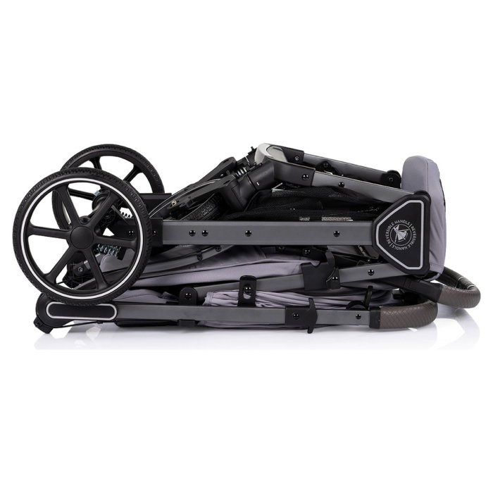 Carucior sport Chipolino Omnia cu maner reversibil si husa picioare, Platinum [8]