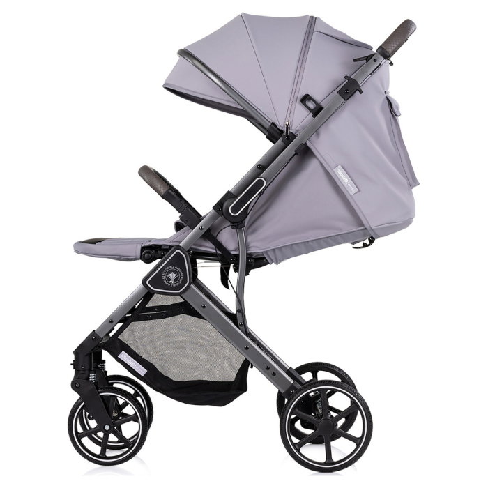 Carucior sport Chipolino Omnia cu maner reversibil si husa picioare, Platinum [6]