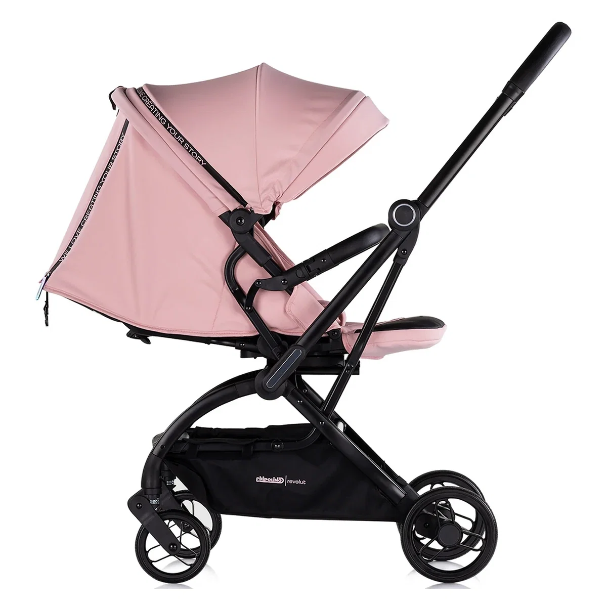 Carucior sport Chipolino Revolut cu sezut rotativ - Roz marshmallow 4 ani [5]