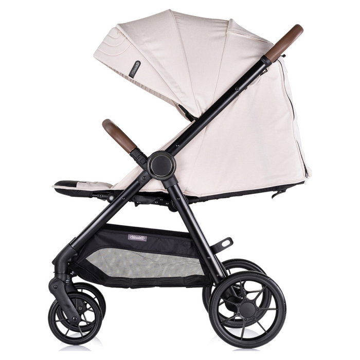 Carucior sport Chipolino Ultera, pana la 22 kg, cu husa picioare, pliere cu o singura mana, Biscotta [4]