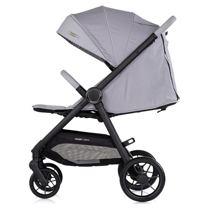 Carucior sport Chipolino Ultera, pana la 22 kg, cu husa picioare, pliere cu o singura mana, Platinum [4]
