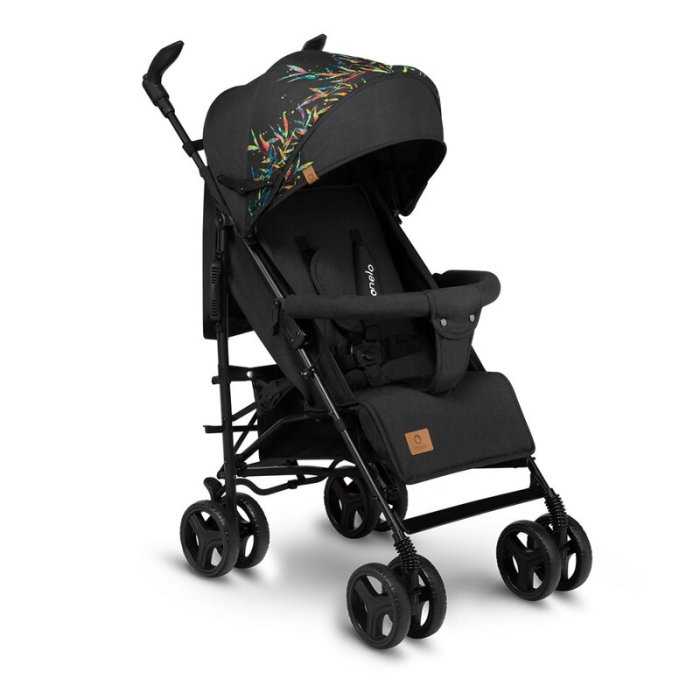 Carucior sport compact, Lionelo, Irma, Pliere tip umbrela, 6- 36 luni, Pana la 15 kg, Negru [1]