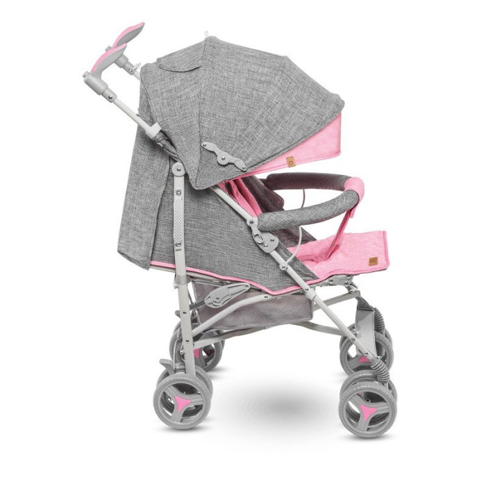 Carucior sport compact, Lionelo, Irma, Spatar ajustabil in 4 pozitii, Suport picioare reglabil, Manere rotative, Pliere [7]