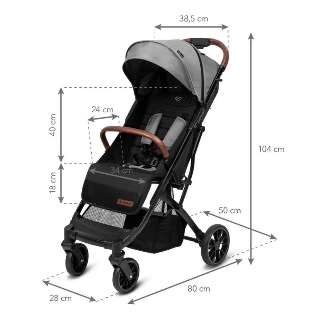 Carucior sport Kidwell COLMER Cool Grey 4 ani [7]