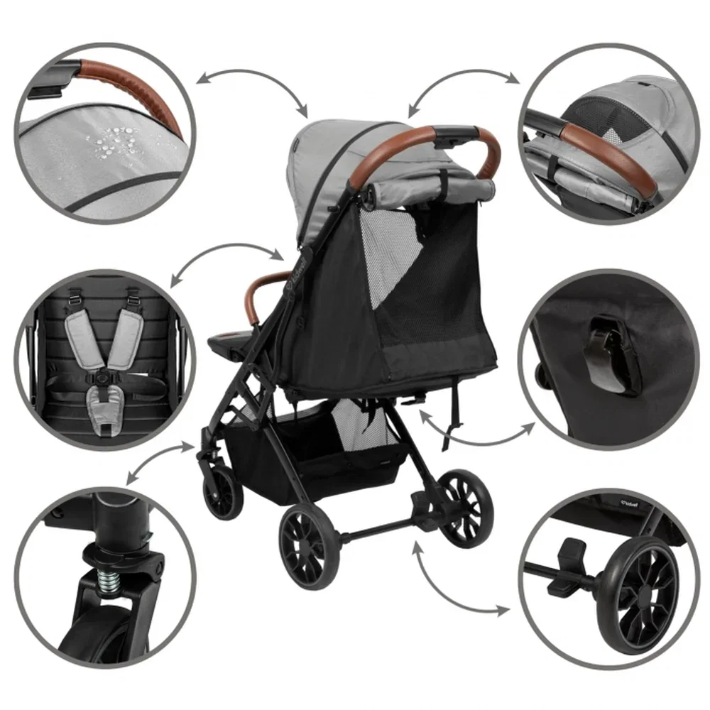 Carucior sport Kidwell COLMER Cool Grey 4 ani [12]