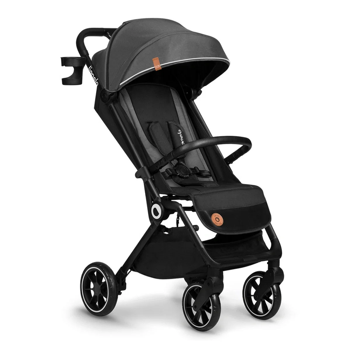 Carucior sport, Lionelo, Cloe, Cu accesorii, Pliere compacta pentru avion, cu o singura mana, 6 luni+, Gri [1]