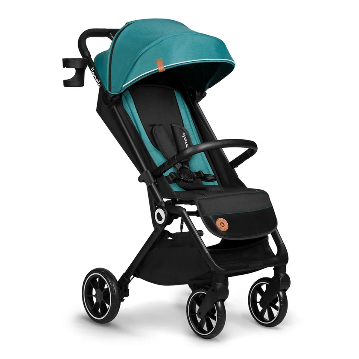 Carucior sport, Lionelo, Cloe, Cu accesorii, Pliere compacta pentru avion, cu o singura mana, 6 luni+, Verde Smarald [1]