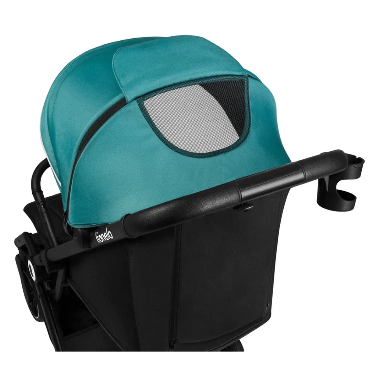 Carucior sport, Lionelo, Cloe, Cu accesorii, Pliere compacta pentru avion, cu o singura mana, 6 luni+, Verde Smarald [19]