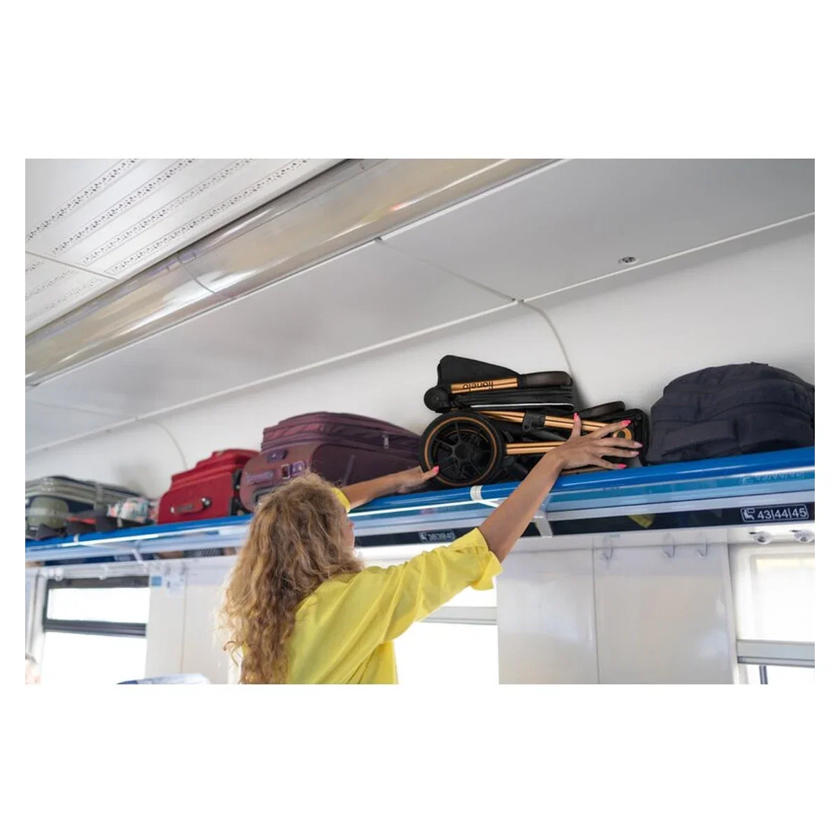 Carucior sport, Lionelo, Cloe, Golden Moments, Editie limitata, Cu accesorii, Pliere compacta pentru avion, 6 luni+, [19]