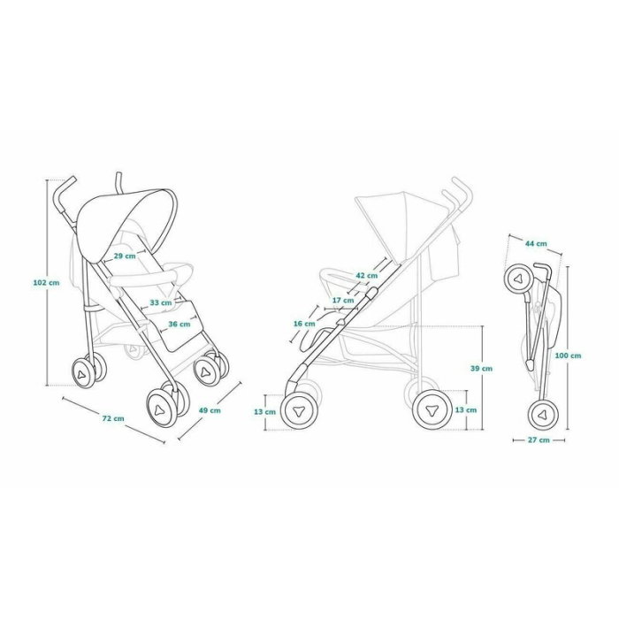 Carucior sport, Lionelo, Elia, Gri 36 luni [22]