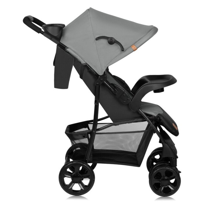 Carucior sport, Lionelo, Emma Plus, Cu tavita, 2 Suporturi pentru pahar, Geanta accesorii, Conform cu standardul [3]