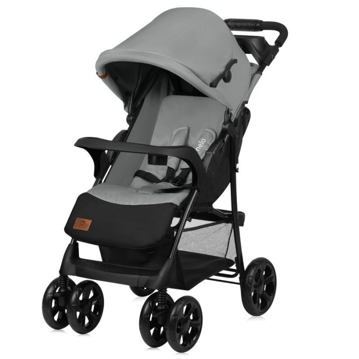 Carucior sport, Lionelo, Emma Plus, Cu tavita, 2 Suporturi pentru pahar, Geanta accesorii, Conform cu standardul [16]