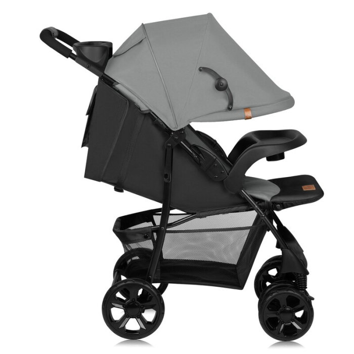 Carucior sport, Lionelo, Emma Plus, Cu tavita, 2 Suporturi pentru pahar, Geanta accesorii, Conform cu standardul [5]