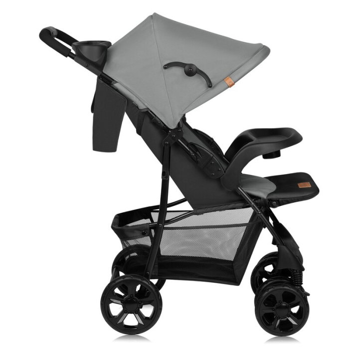 Carucior sport, Lionelo, Emma Plus, Cu tavita, 2 Suporturi pentru pahar, Geanta accesorii, Conform cu standardul [4]