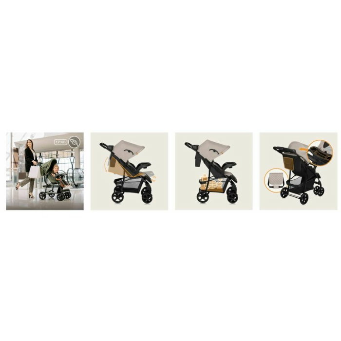 Carucior sport, Lionelo, Emma Plus, Geanta accesorii, Bej 6 luni [21]