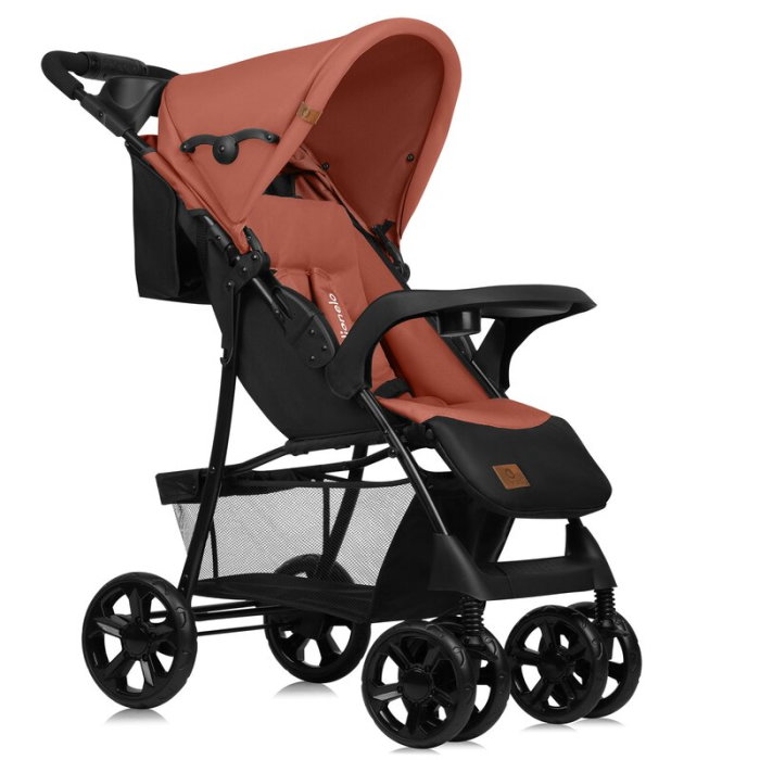Carucior sport, Lionelo, Emma Plus, Geanta accesorii, Roz 6 luni [9]
