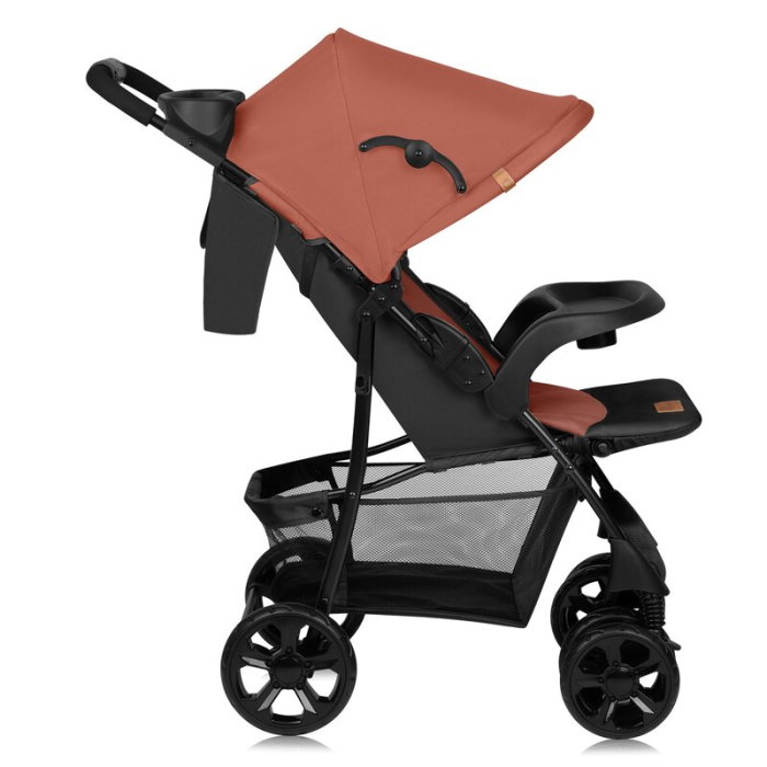 Carucior sport, Lionelo, Emma Plus, Geanta accesorii, Roz 6 luni [4]