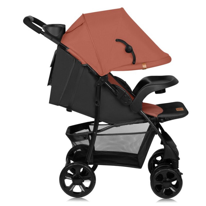 Carucior sport, Lionelo, Emma Plus, Geanta accesorii, Roz 6 luni [5]